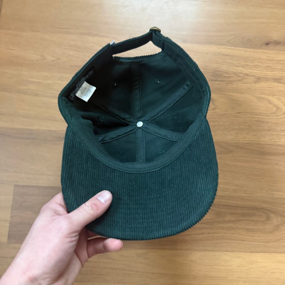 New Belgium Brewing Co. Brewery Dark Green Cord Corduroy Strapback Hat Cap Foco - Picture 4 of 6